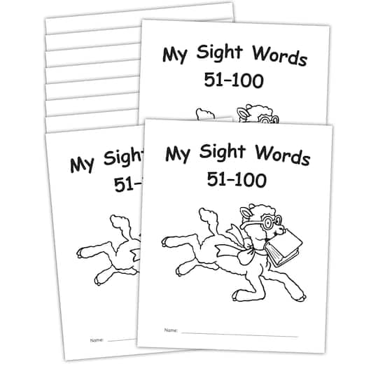 Teacher Created Resources My Own Books&#x2122;: My Sight Words 51-100, 10ct.